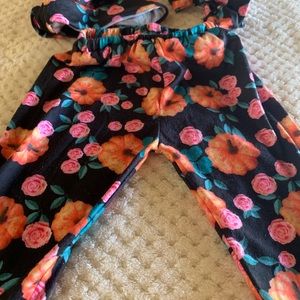 Halloween baby girl outfit 6-12 mo